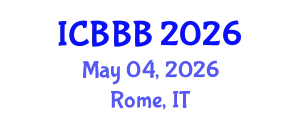 International Conference on Bioscience, Biotechnology, and Biochemistry (ICBBB) May 04, 2026 - Rome, Italy