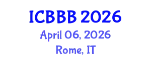 International Conference on Bioscience, Biotechnology, and Biochemistry (ICBBB) April 06, 2026 - Rome, Italy