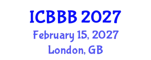 International Conference on Bioscience, Biotechnology, and Biochemistry (ICBBB) February 15, 2027 - London, United Kingdom