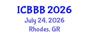 International Conference on Bioscience, Biotechnology, and Biochemistry (ICBBB) July 24, 2026 - Rhodes, Greece