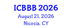 International Conference on Bioscience, Biotechnology, and Biochemistry (ICBBB) August 21, 2026 - Nicosia, Cyprus