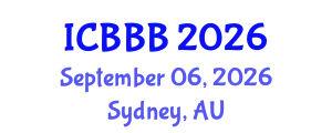 International Conference on Bioscience, Biotechnology, and Biochemistry (ICBBB) September 06, 2026 - Sydney, Australia