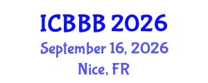 International Conference on Bioscience, Biotechnology, and Biochemistry (ICBBB) September 16, 2026 - Nice, France