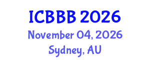 International Conference on Bioscience, Biotechnology, and Biochemistry (ICBBB) November 04, 2026 - Sydney, Australia