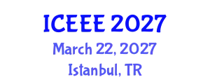 International Conference on Environmental and Ecological Engineering (ICEEE) March 22, 2027 - Istanbul, Turkey