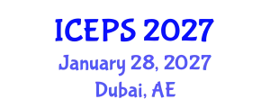 International Conference on Education and Psychological Sciences (ICEPS) January 28, 2027 - Dubai, United Arab Emirates