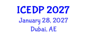 International Conference on Educational and Developmental Psychology (ICEDP) January 28, 2027 - Dubai, United Arab Emirates