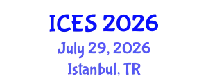 International Conference on Educational Sciences (ICES) July 29, 2026 - Istanbul, Turkey