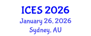 International Conference on Educational Sciences (ICES) January 26, 2026 - Sydney, Australia