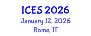 International Conference on Educational Sciences (ICES) January 12, 2026 - Rome, Italy
