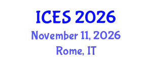 International Conference on Educational Sciences (ICES) November 11, 2026 - Rome, Italy