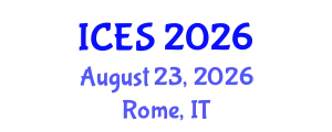 International Conference on Educational Sciences (ICES) August 23, 2026 - Rome, Italy