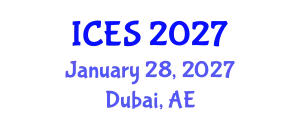 International Conference on Educational Sciences (ICES) January 28, 2027 - Dubai, United Arab Emirates