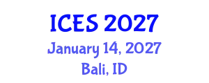 International Conference on Educational Sciences (ICES) January 14, 2027 - Bali, Indonesia
