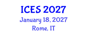 International Conference on Educational Sciences (ICES) January 18, 2027 - Rome, Italy