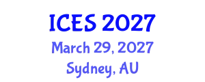 International Conference on Educational Sciences (ICES) March 29, 2027 - Sydney, Australia
