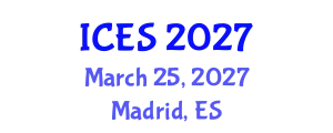 International Conference on Educational Sciences (ICES) March 25, 2027 - Madrid, Spain