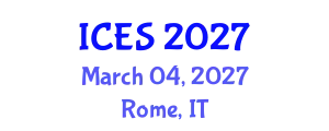 International Conference on Educational Sciences (ICES) March 04, 2027 - Rome, Italy