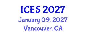 International Conference on Educational Sciences (ICES) January 09, 2027 - Vancouver, Canada