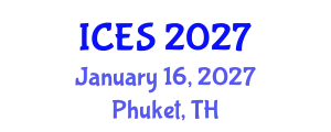International Conference on Educational Sciences (ICES) January 16, 2027 - Phuket, Thailand
