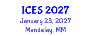 International Conference on Educational Sciences (ICES) January 23, 2027 - Mandalay, Myanmar