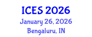 International Conference on Educational Sciences (ICES) January 26, 2026 - Bengaluru, India