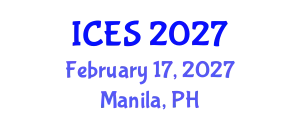 International Conference on Educational Sciences (ICES) February 17, 2027 - Manila, Philippines