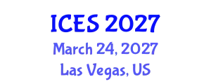 International Conference on Educational Sciences (ICES) March 24, 2027 - Las Vegas, United States