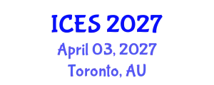 International Conference on Educational Sciences (ICES) April 03, 2027 - Toronto, Australia
