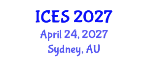 International Conference on Educational Sciences (ICES) April 24, 2027 - Sydney, Australia