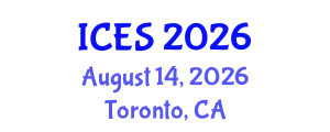 International Conference on Educational Sciences (ICES) August 14, 2026 - Toronto, Canada