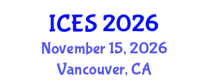 International Conference on Educational Sciences (ICES) November 15, 2026 - Vancouver, Canada