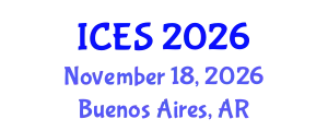 International Conference on Educational Sciences (ICES) November 18, 2026 - Buenos Aires, Argentina