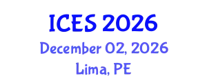 International Conference on Educational Sciences (ICES) December 02, 2026 - Lima, Peru