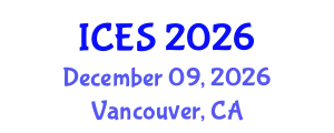 International Conference on Educational Sciences (ICES) December 09, 2026 - Vancouver, Canada