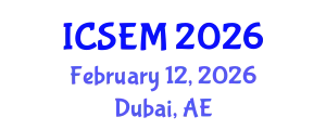 International Conference on Statistics, Econometrics and Mathematics (ICSEM) February 12, 2026 - Dubai, United Arab Emirates
