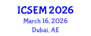 International Conference on Statistics, Econometrics and Mathematics (ICSEM) March 16, 2026 - Dubai, United Arab Emirates