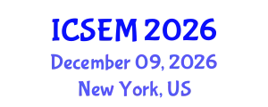 International Conference on Statistics, Econometrics and Mathematics (ICSEM) December 09, 2026 - New York, United States