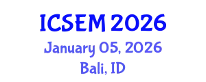 International Conference on Statistics, Econometrics and Mathematics (ICSEM) January 05, 2026 - Bali, Indonesia