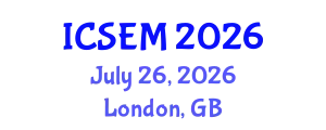 International Conference on Statistics, Econometrics and Mathematics (ICSEM) July 26, 2026 - London, United Kingdom