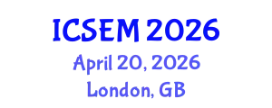 International Conference on Statistics, Econometrics and Mathematics (ICSEM) April 20, 2026 - London, United Kingdom