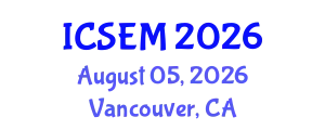 International Conference on Statistics, Econometrics and Mathematics (ICSEM) August 05, 2026 - Vancouver, Canada