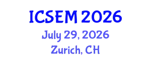 International Conference on Statistics, Econometrics and Mathematics (ICSEM) July 29, 2026 - Zurich, Switzerland