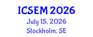 International Conference on Statistics, Econometrics and Mathematics (ICSEM) July 15, 2026 - Stockholm, Sweden