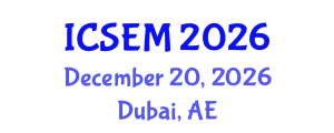 International Conference on Statistics, Econometrics and Mathematics (ICSEM) December 20, 2026 - Dubai, United Arab Emirates