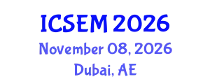 International Conference on Statistics, Econometrics and Mathematics (ICSEM) November 08, 2026 - Dubai, United Arab Emirates