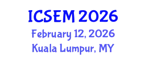 International Conference on Statistics, Econometrics and Mathematics (ICSEM) February 12, 2026 - Kuala Lumpur, Malaysia