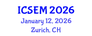 International Conference on Statistics, Econometrics and Mathematics (ICSEM) January 12, 2026 - Zurich, Switzerland