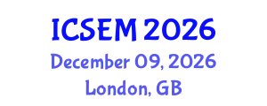 International Conference on Statistics, Econometrics and Mathematics (ICSEM) December 09, 2026 - London, United Kingdom