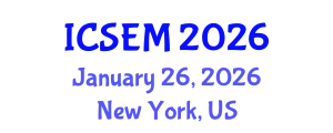 International Conference on Statistics, Econometrics and Mathematics (ICSEM) January 26, 2026 - New York, United States